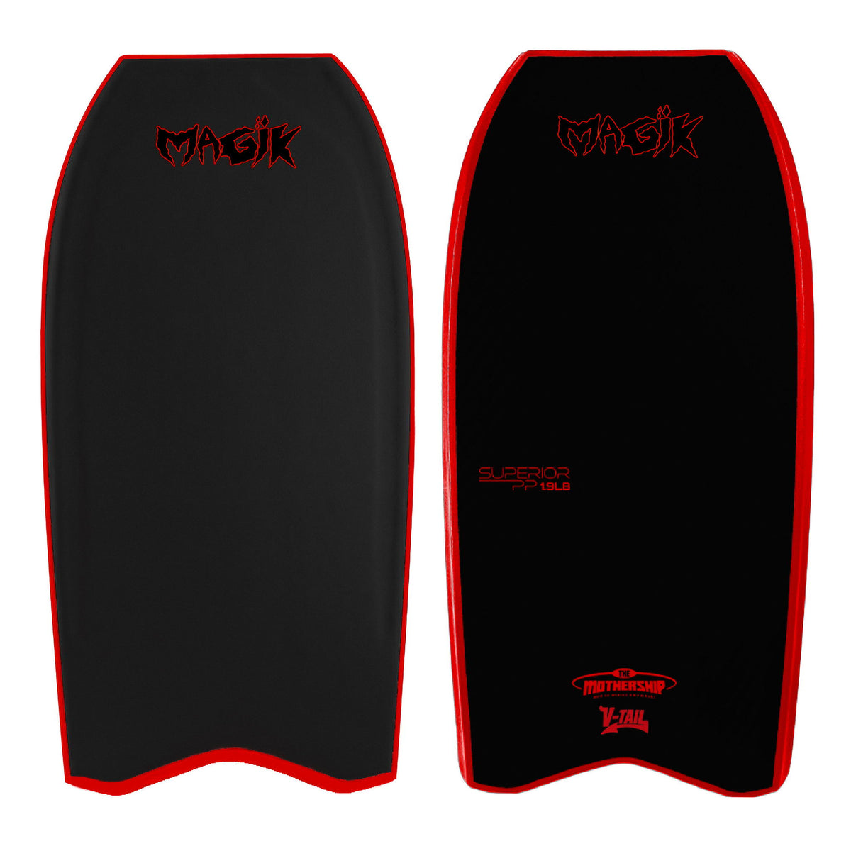 Magik Bodyboard - Mother Ship 2.0 Preta