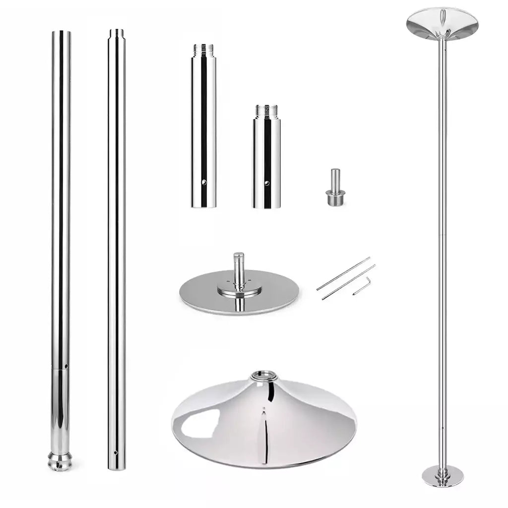 NOVO MODELO - Barra de Pole Dance Prateada