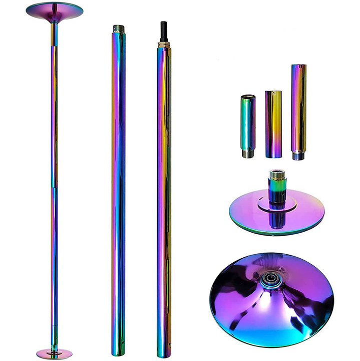 NOVO MODELO - Barra de Pole Dance Furta-Cor